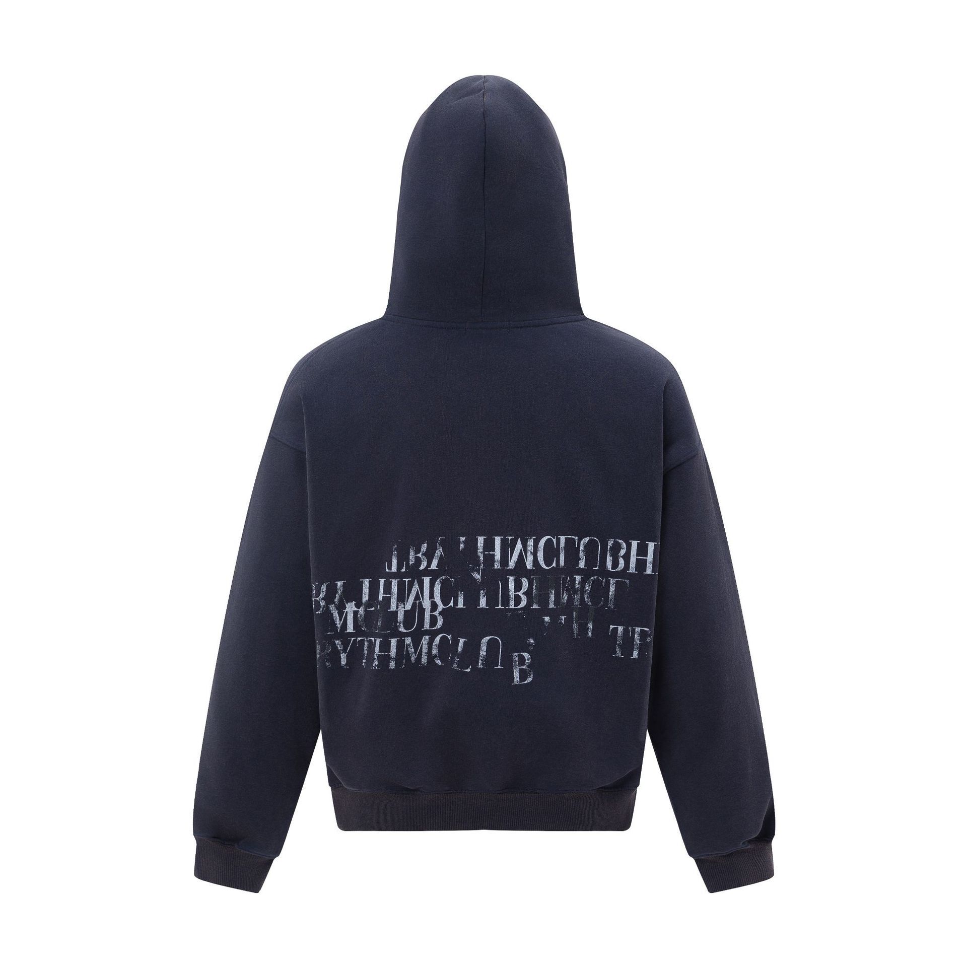 Autumn and Winter American High-end Letter Design Neutral Thick Loose Hooded Sweatshirt