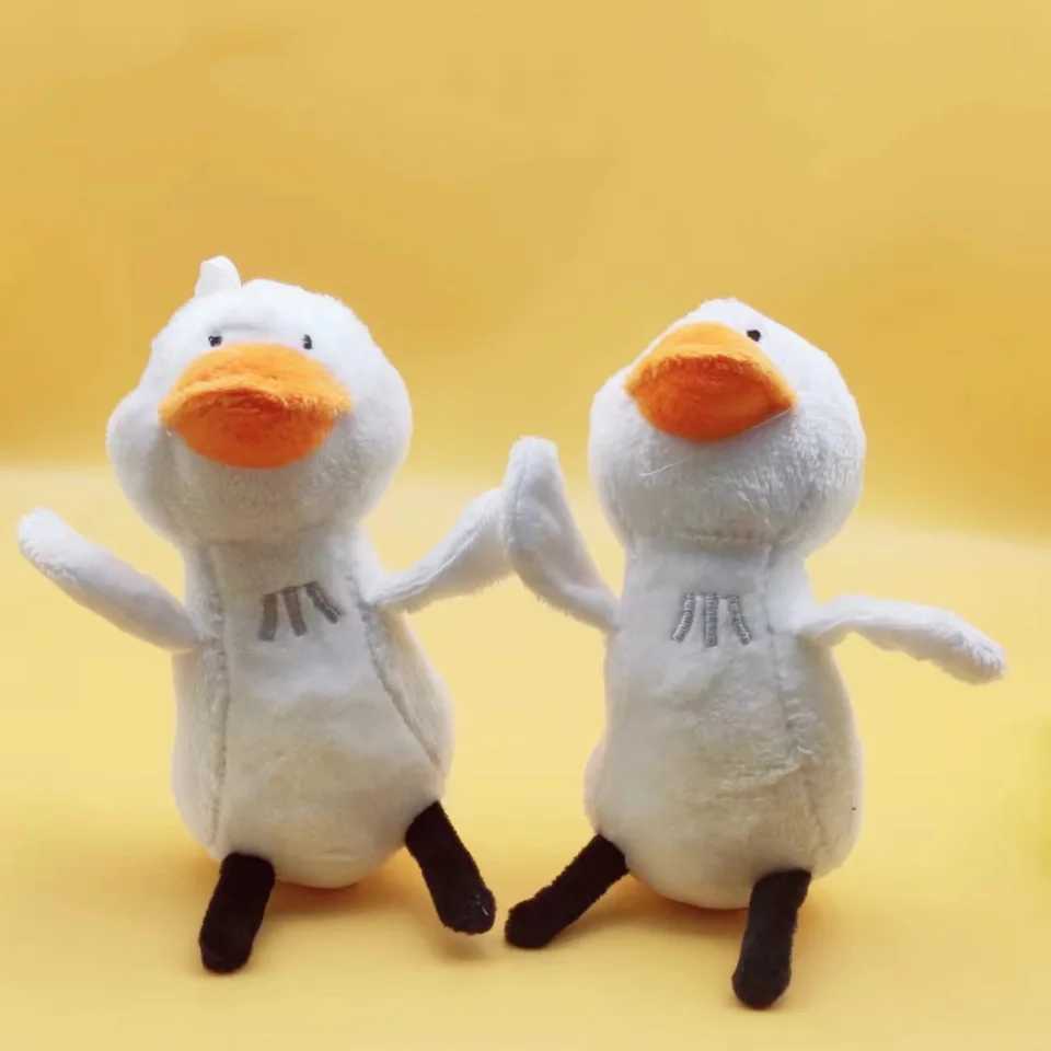 Cute cartoon duck doll keychain duck goose plush duck cute animal car bag accessories girl W240817