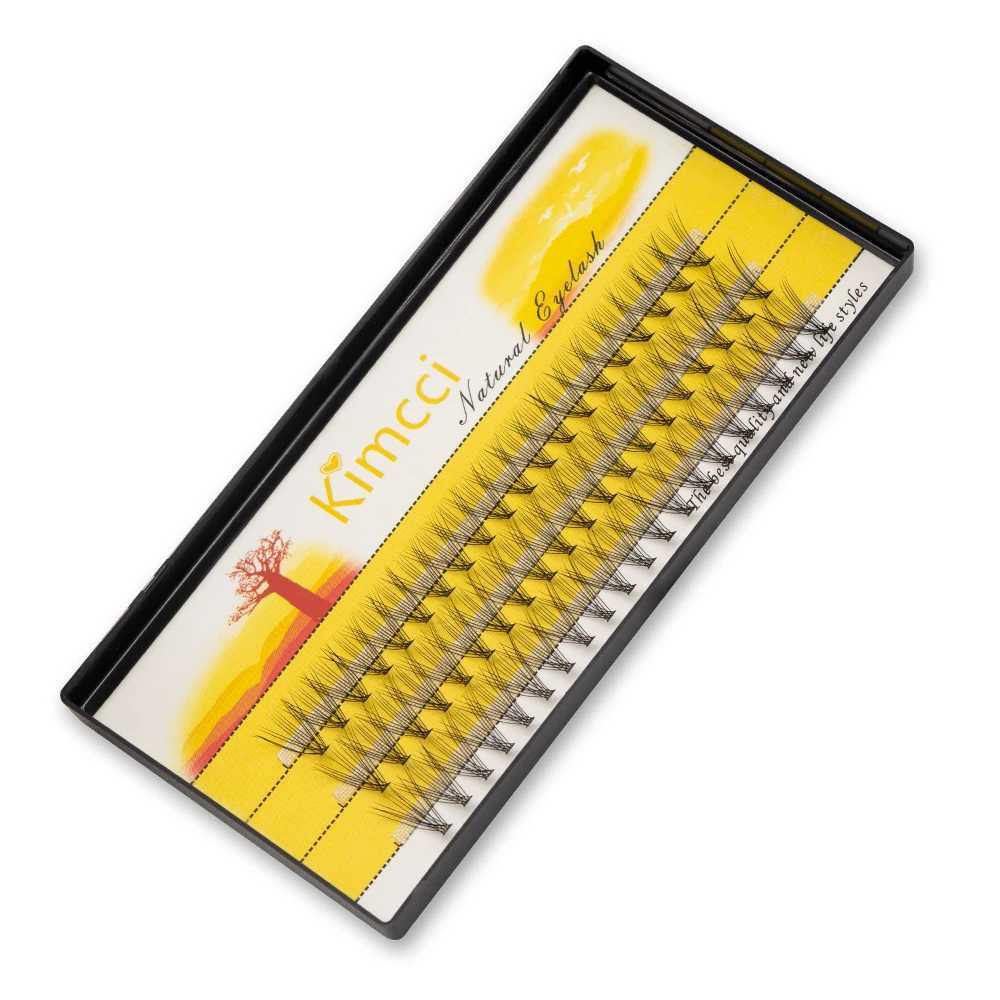 Kimcci 60/Case Natural False Eyelash Extension Makeup 12D Mink Personal False Eyelash Professional False Eyelash W240803