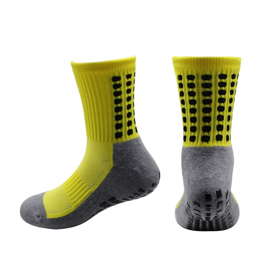 Kid Football Sock Grip Socks Anti Slip Youth Training Soccer Sock for Teenager Kids Women Outdoor Football Baseball Sweat Absorbing Sports Socks 33-39