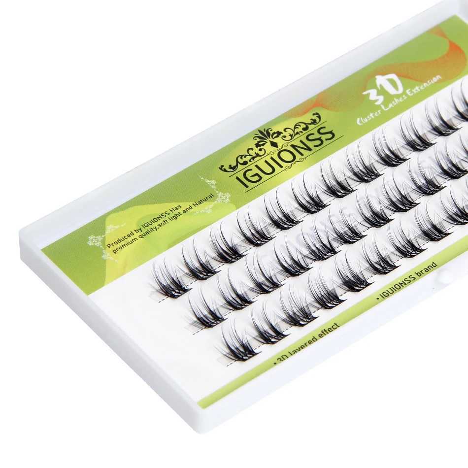 IGUIONS eyelash cluster DIY eyelash extension 36 clusters eyelashes 10-16mm 3 styles C D curly personal eyelashes IG2150 W240803