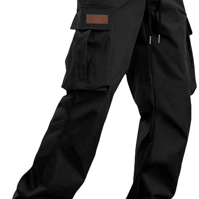 Mens loose straight leg work pants mens spring and autumn American wide w240816