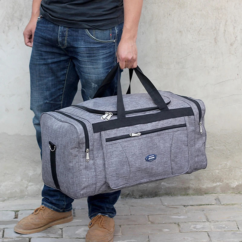 Oxford Waterproof Men Travel Bags Hand Luggage Big Travel Bag Business Large Capacity Weekend Duffle Travel Bag Fitness Bag 240819