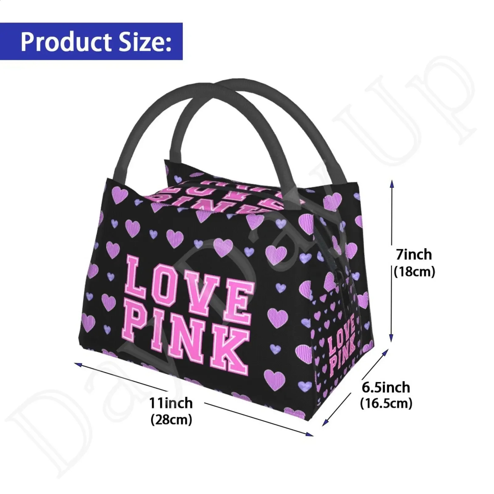 Insulated Lunch Bag Food Bag Women Lunch Bag for Work Tote with Lunch Bag Kawaii Girl Shcool Picnic Office Cute Bag 240816