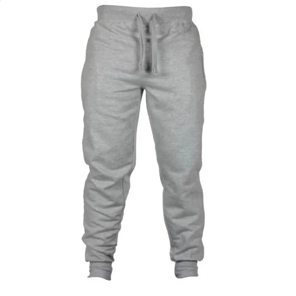 Mens Joggers Casual Pants Fitness Men Sportswear Tracksuit Bottoms Skinny Sweatpants Trousers Black Gyms Jogger Track Pants i240816