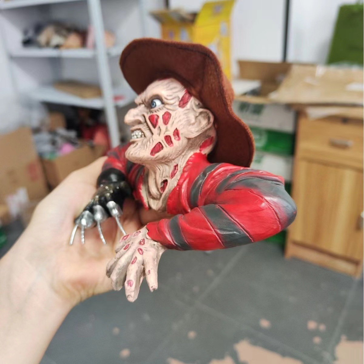 Halloween Gift Nightmare Freddie Kruger Tomb Walker Decoration Horror Handmade 240819