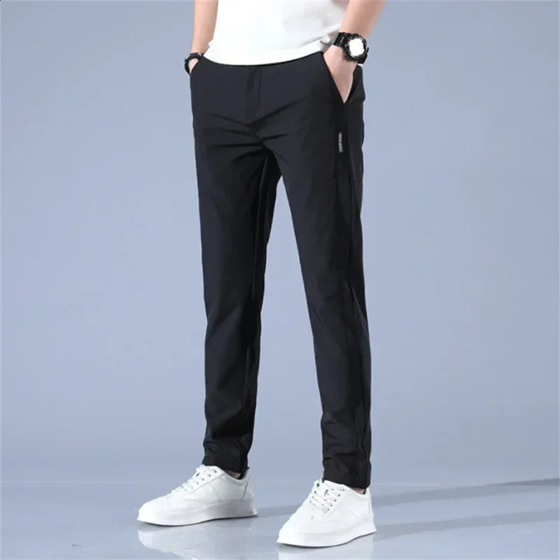 Breathable Golf Pants Mens Casual Pants Cool Sports Pants Sports Soft Pants Summer Jogging Pants Comfortable 240819
