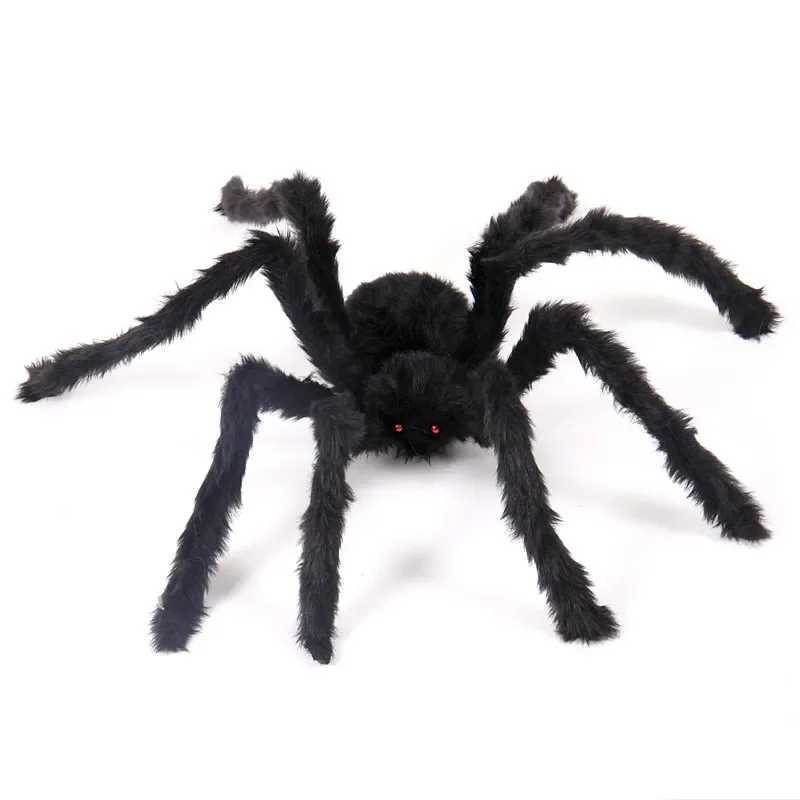 Halloween Big Plush Spider Halloween Decoration Party Props Outdoor Big Spider Decoration Chamber Trick A Prank Big SpiderXJ12