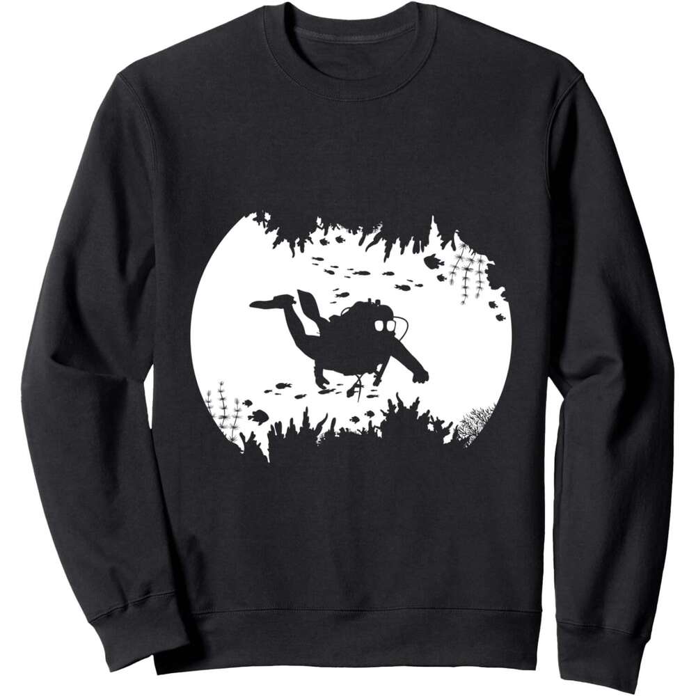 Long Sleeve Shirts for Men sweatshirt Diving Ultra Deep Aquatic Sport Birthday Sweatshirt Tee Streetwear Casual tops clothes