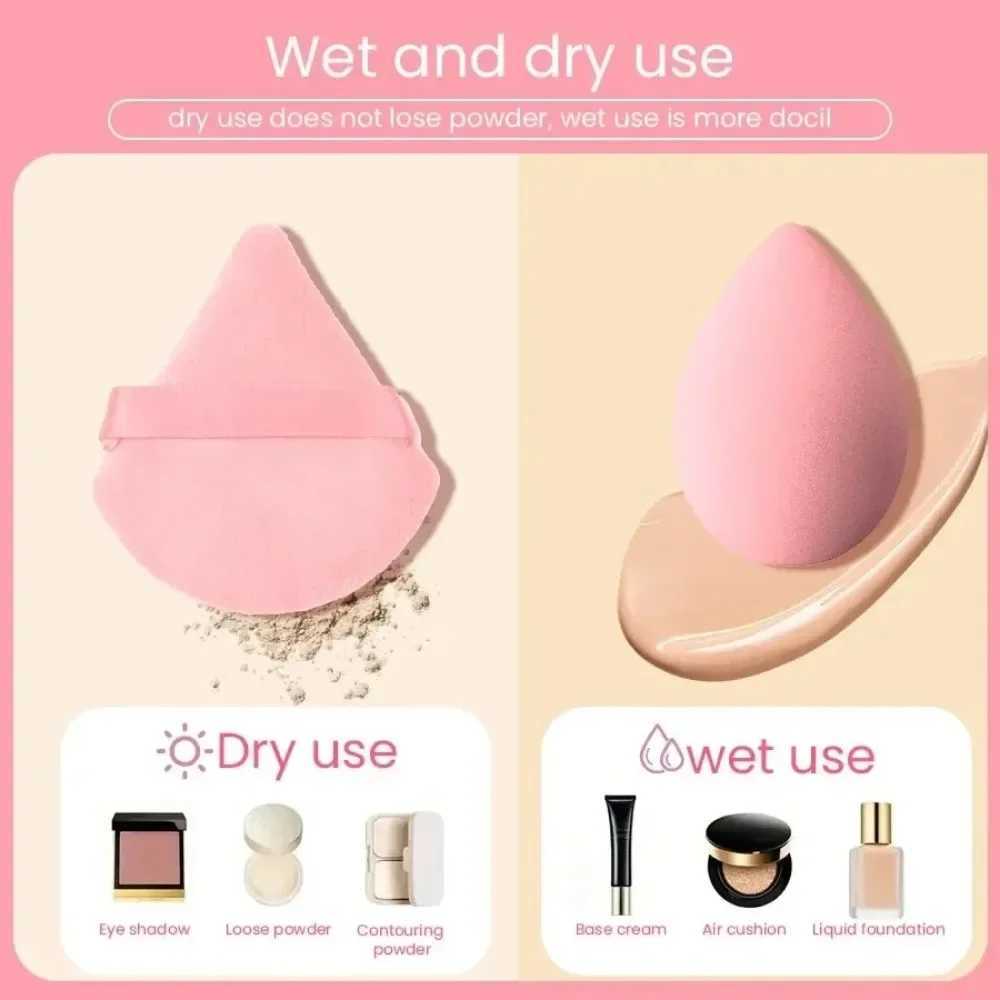 12/15Pcs Cosmetic Puff Makeup Sponge Blender Beauty Egg Foundation Sponges Puff Wash Face Headband Wristband Make Up AccessoriesXJ240819
