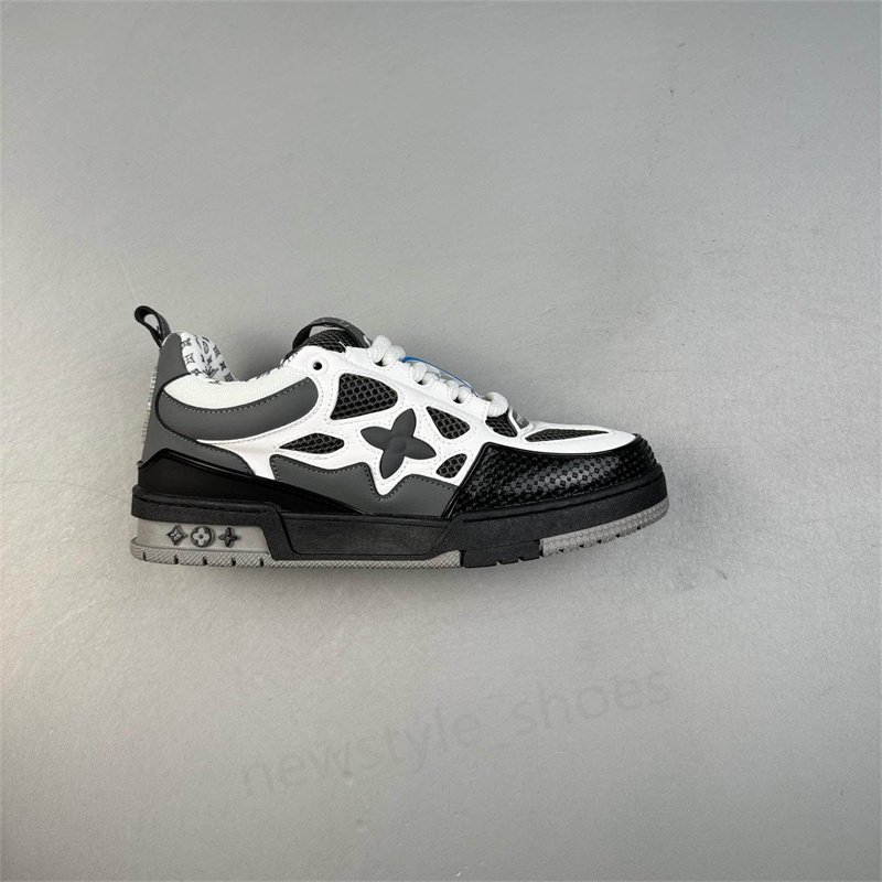 2023 new printing sneakers Embossed men casual shoes grey orange red training shoe trainer wild low-top skate platform classic luxury 39-45 rg31