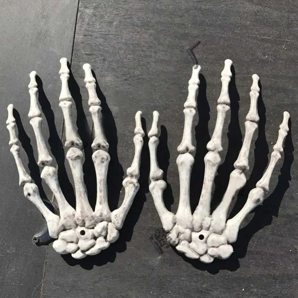 Horror Broken Bones Hand Skeleton Halloween Party Haunted House Bar Tricky Props CL240819