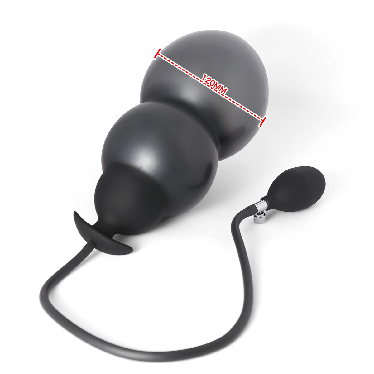 Inflatable Anal Plug Metal Ball Butt Plug Sex Toys For Men Women Huge Anus Ass Butt Dilator Prostate Massager G Spot Stimulator 240813