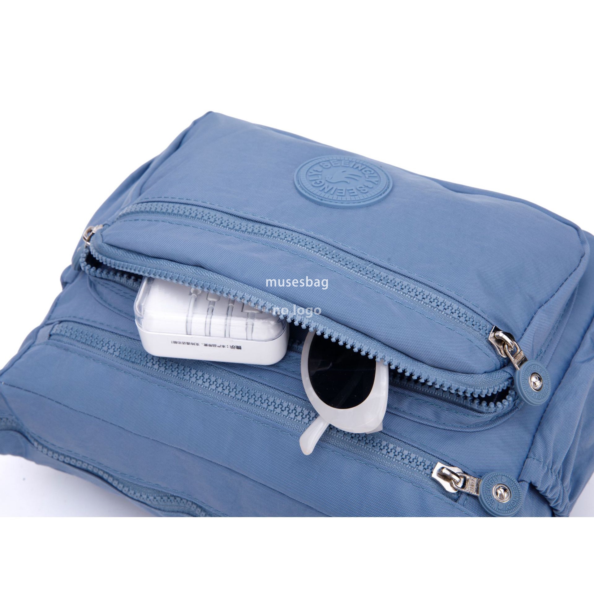 Foreign trade crossbody bag simple all-in-one travel large capacity waterproof multi-functional nylon crossbody bag wholesale