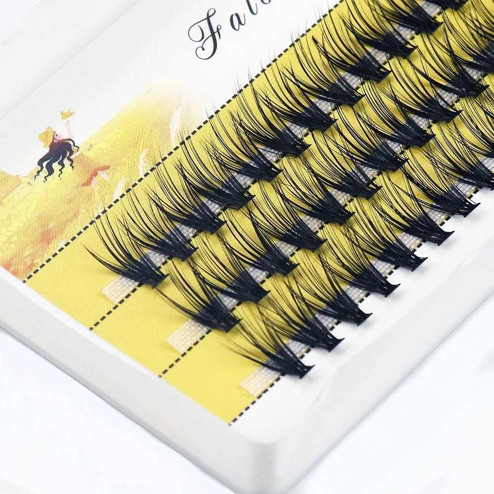 40D mink cluster eyelashes 60 clusters/1Box natural eyelash extension 3D Russian personal eyelash makeup tool wholesale eyelashes W240803