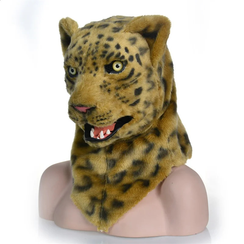 Leopards wear mouth masks at Halloween carnivals and parties for fun and celebration 240819