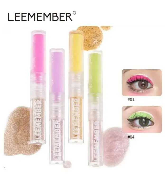 LEEMEMBER Hard Candy Series Dopamine Make-up Liquid Fine Diamond Eye Shadow Double Texture Effect Eyeshadow Brighten MakeupCL240812