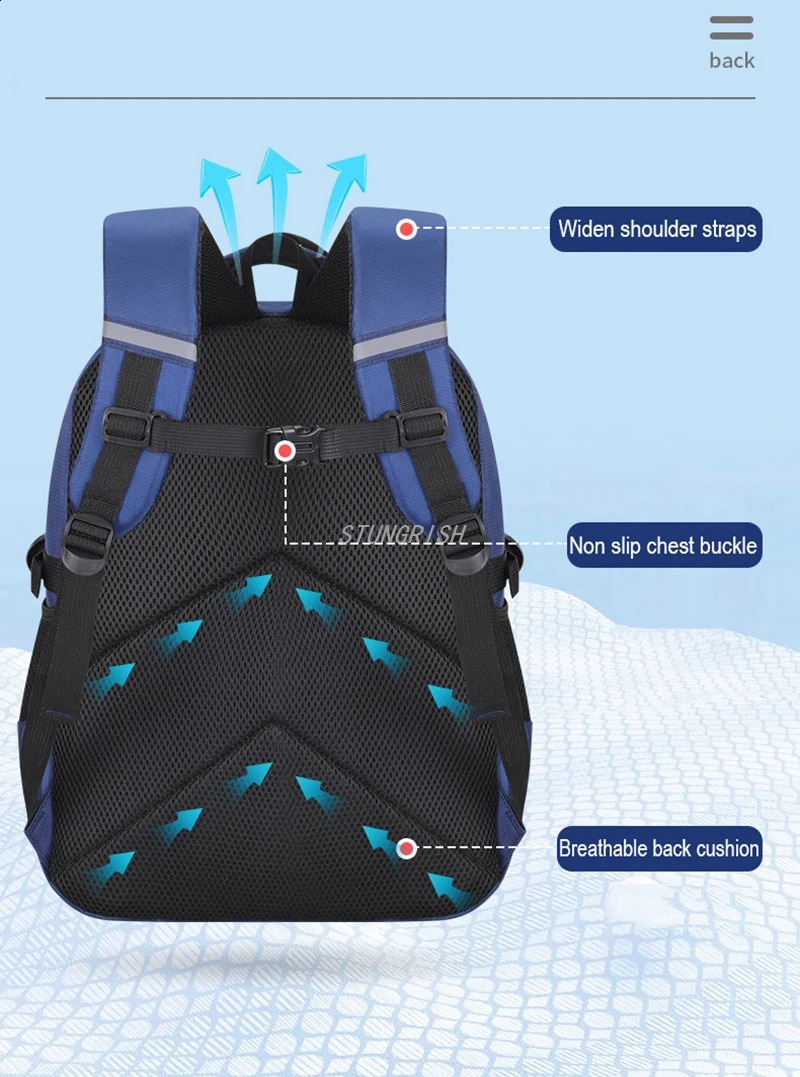 Astronaut Bookbags Cute Lightweight School Backpack for Boys Elementary Student Backpack Lunchbox School Child Schoolbag Set 240819