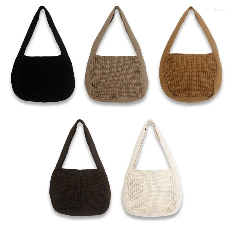 2025 NEW Shoulder Bags Women Large Capacity Crochet Hobo Bag Fashion Knitting Handbags Female Shopping Hollow Woven Tote zhanyishengli