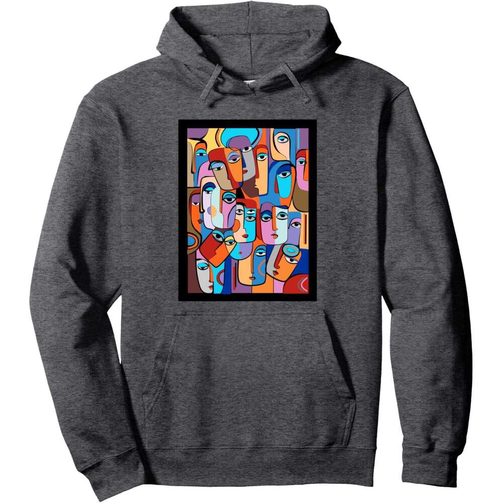 Hoodie for Mens Womens Silhouette Abstract Art Face Illustration Graphic Designs Pullover Hoodie Hoodies sweatshirt pullover jacket Long sleeve