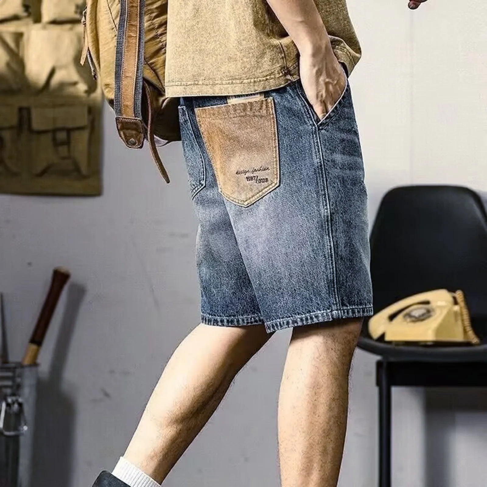Shorts For Men Casual Summer Pants MenS Shorts Casual Denim Shorts With Pockets Plus Size Shorts Para Hombre 240816