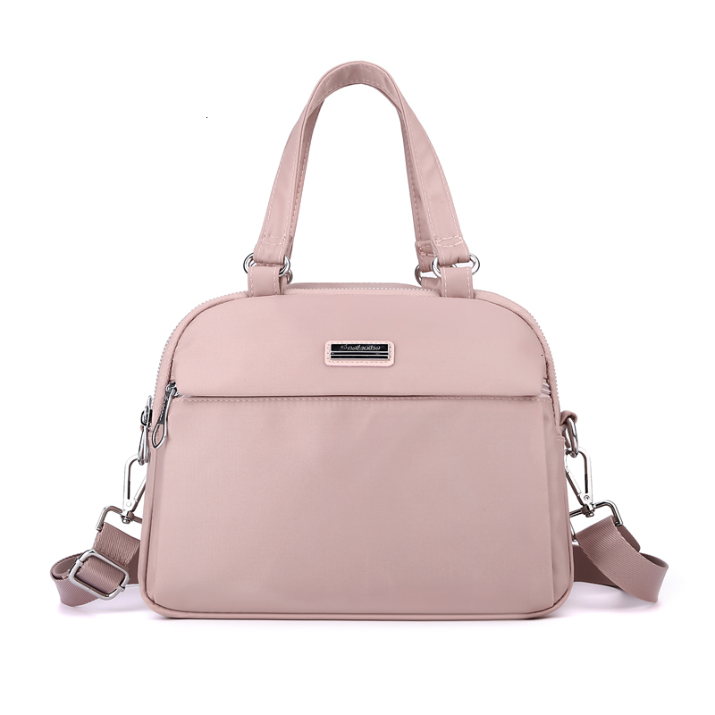 Nylon Zipper Ladies TopHandle Bags Sewing Thread Shoulder for Women Multiple Pockets Bolso Mujer w240817