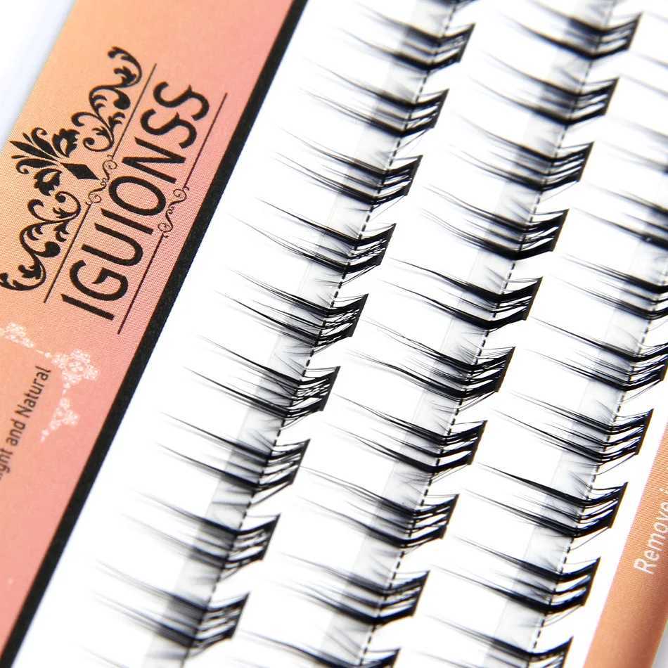 IGUIONS 20D L Curly Super Cluster Eyelash Extension Natural Mink Eyelash Personal Eyelash Makeup Tool Cilias Roll W240803