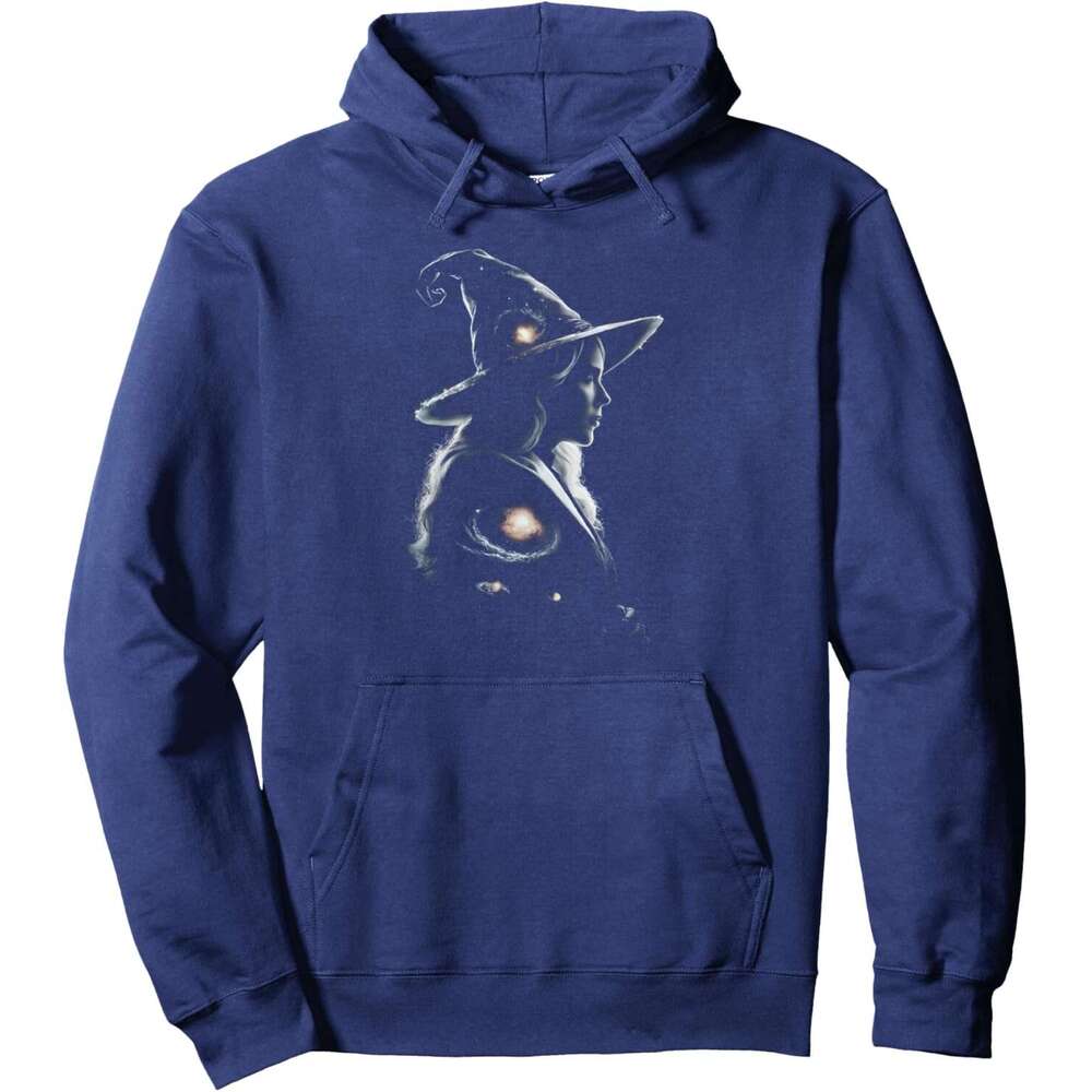 Halloween Hoodie for Mens Womens Galaxy Witch Astronomy Space Magic Witchcraft Wicca Pullover Hoodie Hoodies sweatshirt pullover jacket Long sleeve