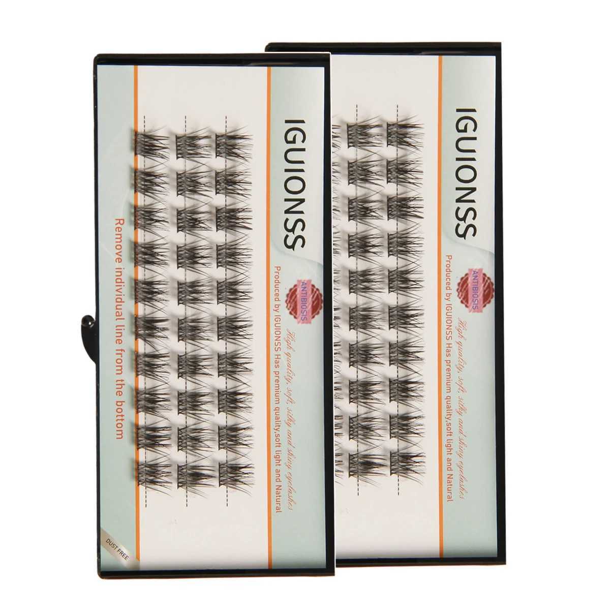 IGUIONS eyelash cluster DIY eyelash extension 36 clusters eyelashes 10-16mm 3 styles C D curly personal eyelashes IG2150 W240803