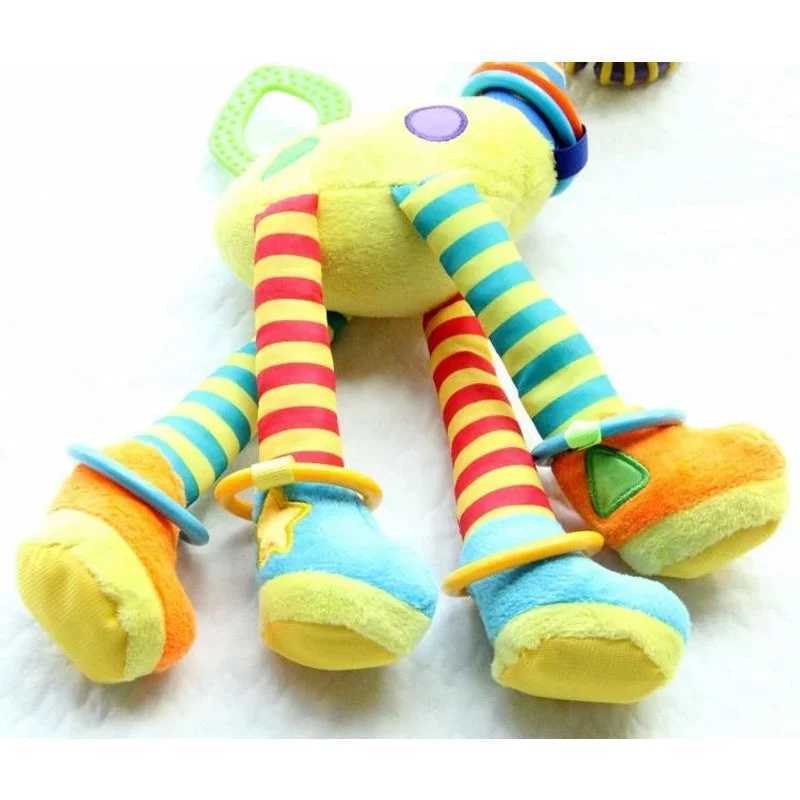 Giraffe Plush Toys Photography Accessories Teether Toys Car Bells Bed Bells Multifunctional Early Learning Giraffe ToysXJ240819