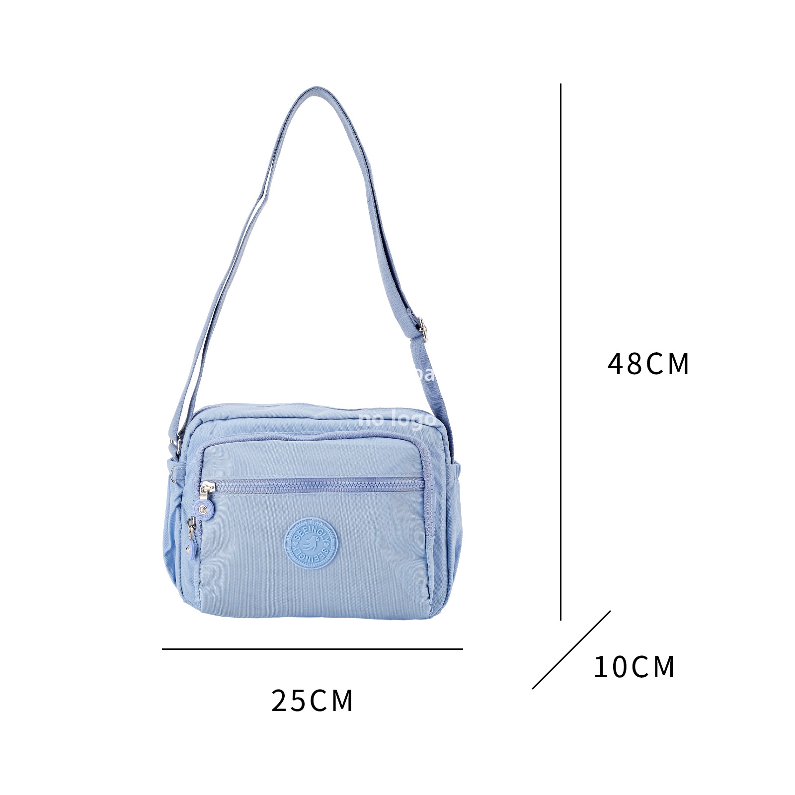 New high quality single shoulder crossbody bag simple solid color middle-aged mother bag female foreign trade nylon crossbody bag wholesale