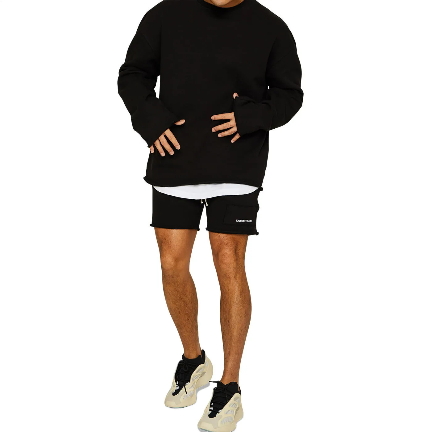 Men fall Hooded Sports Mens Suit Male Pullover Long sleeves shorts Oversize Coat Casual Training Sweatpants Fashion Clothing 240816