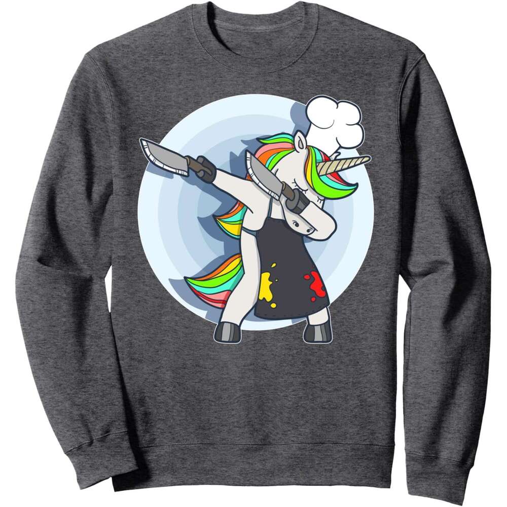 Long Sleeve Shirts For Men Sweatshirt Unicorn Dabbing Greatest Chef Cooking Funny Gift Sweatshirt T Shirt Graphic Tee Streetwear Casual Tops Clothes s
