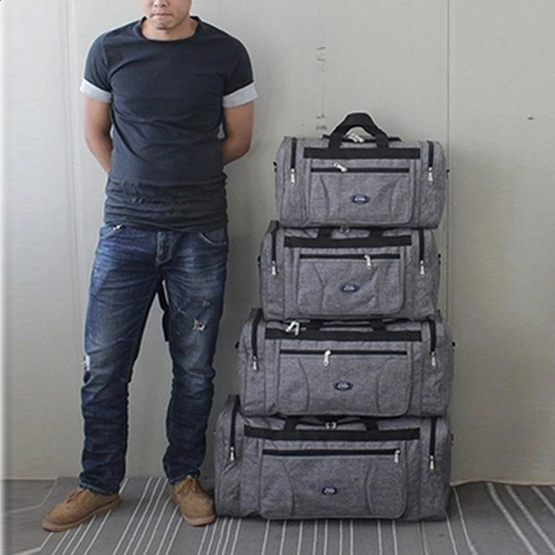 Oxford Waterproof Men Travel Bags Hand Luggage Big Travel Bag Business Large Capacity Weekend Duffle Travel Bag Fitness Bag 240819