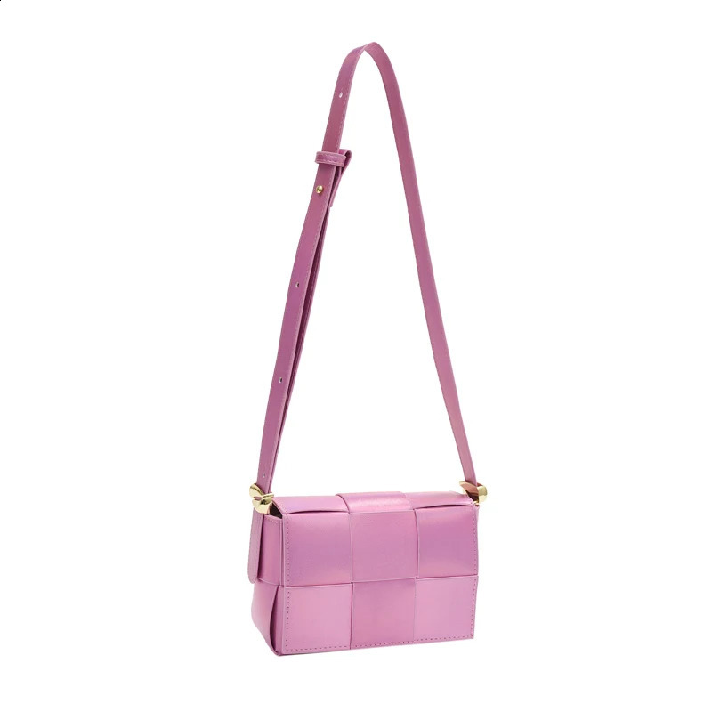 Top Shoulder Bag Woven Bags For Women Leather Fashion Messenger High Quality Crossbody Purse Trendy 240816