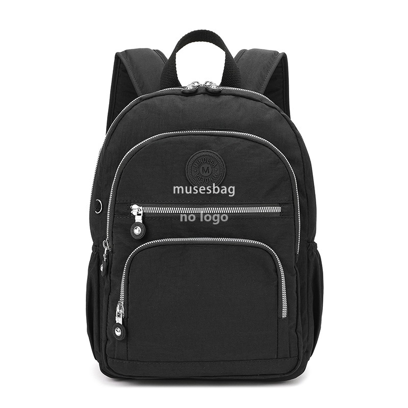 Backpack female simple multi-bag lightweight leisure nylon cloth waterproof daily travel backpack student schoolbag