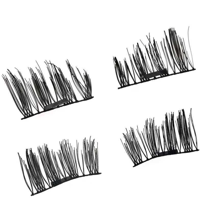 YSDO 1 pairs of reusable magnetic eyelashes glue free Wispy false eyelashes soft mink eyelashes eyelash extensions artificial Cilios W240803