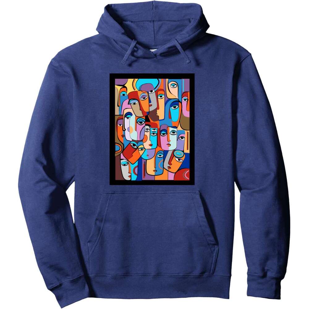 Hoodie for Mens Womens Silhouette Abstract Art Face Illustration Graphic Designs Pullover Hoodie Hoodies sweatshirt pullover jacket Long sleeve