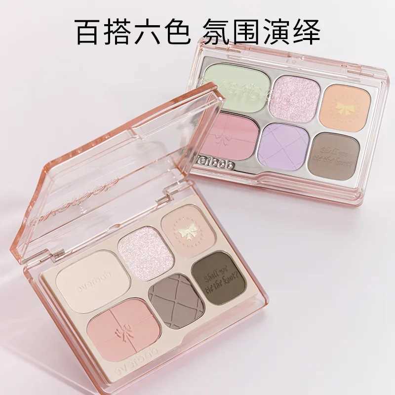 EVERBAB 6 Color Eyeshadow Palette Long Lasting and Easy To Apply Pearlized Glitter Eyeshadow Daily Makeup Palette CL240812