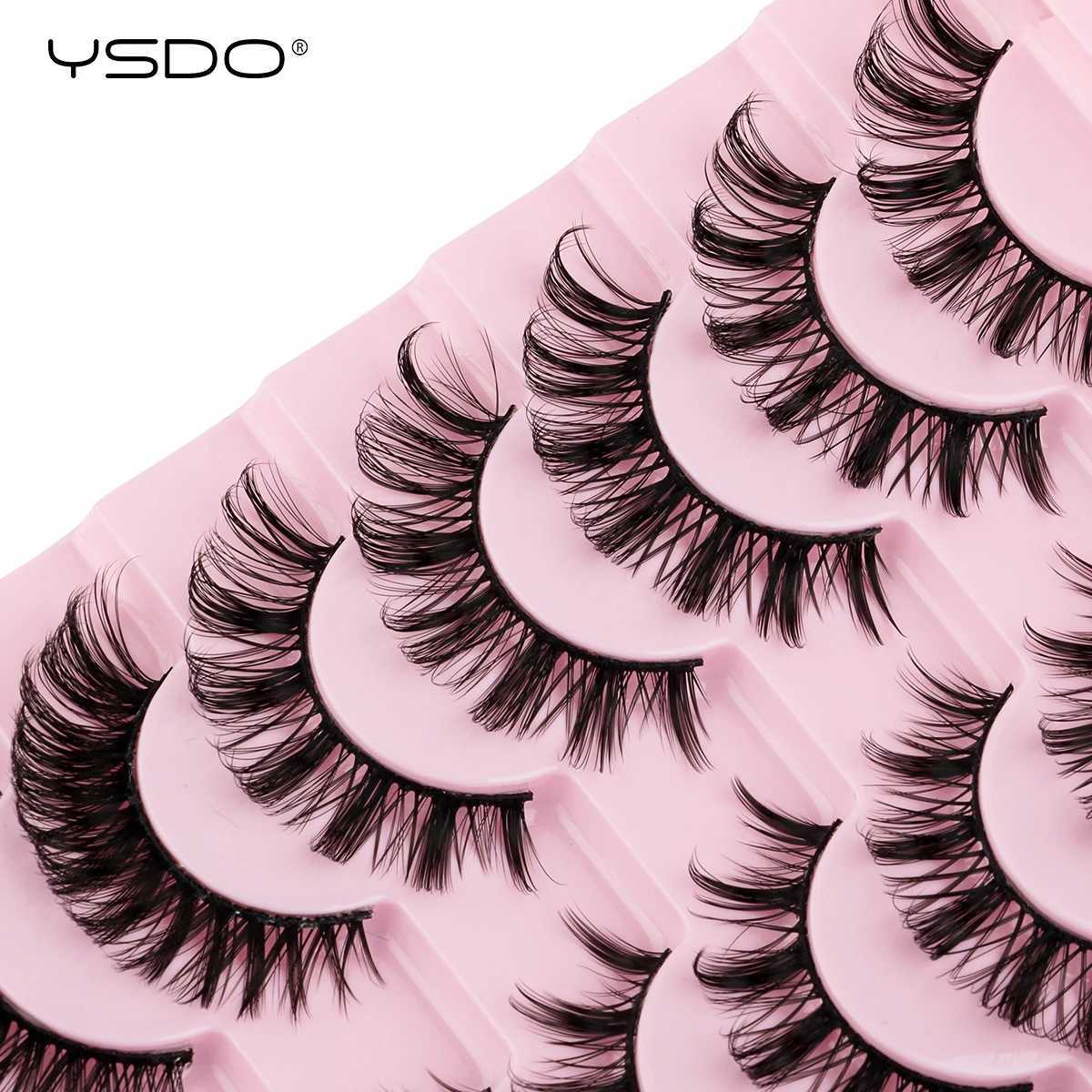 YSDO 3D mink eyelashes 3/10/20 for fluffy thick fake eyelashes wholesale makeup natural mink eyelashes Maquiagem dramatic Cilios W240803