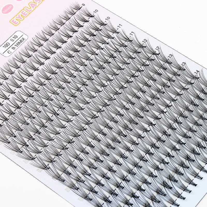 280/160/60/48Pcs Hot Adhesive Polyester Eyelash Makeup Personal Polyester Eyelash Graffiti False Eyelash Free Delivery Hot W240803
