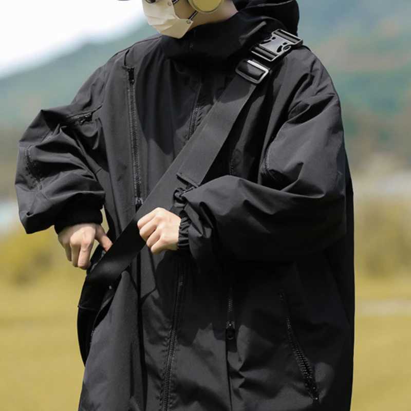 Designer jacket Jackets Men Black Chaquetas Streetwear Fashion Clothing Techwear Tactical Windbreak Baggy S-3XL Vintage HandsOMe Teens M240819