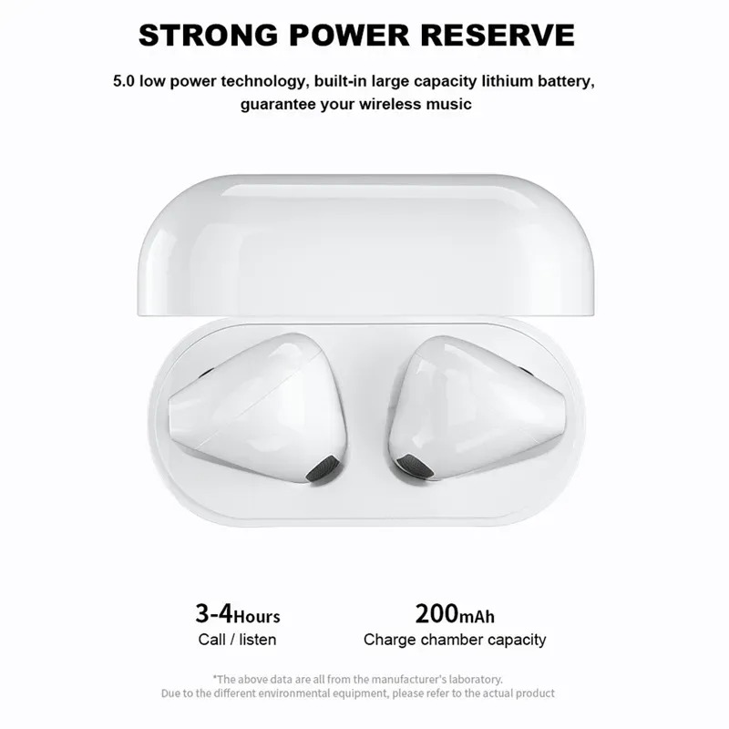 Pro 4 TWS wireless earphones earphone bluetooth headphone earbud headphones -compatible 5.0 Waterproof Headset with Mic for Xiaomi iPhone Pro4 Earbuds