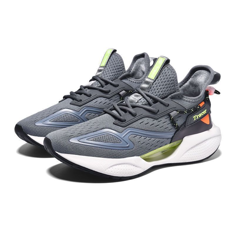 Ddmysports Flying Weaving Running New Korean Fashion Breathable Trendy Men S Sports With Low Top Lacing Casual Shoes For OUTDOOR