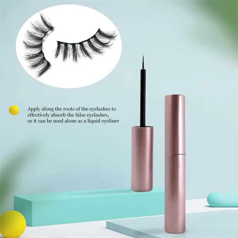 3D magnetic eyelash set waterproof durable natural magnetic eye black eye black makeup extension false eyelash set W240803