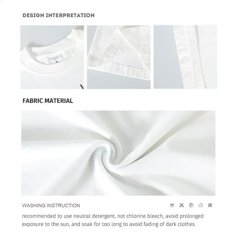 Custom Vintage Washed T-shirts DIY Hip Hop T Shirt Oversize Streetwear Short Sleeve Customized Tops Tees Man Woman 100% Cotton 240816