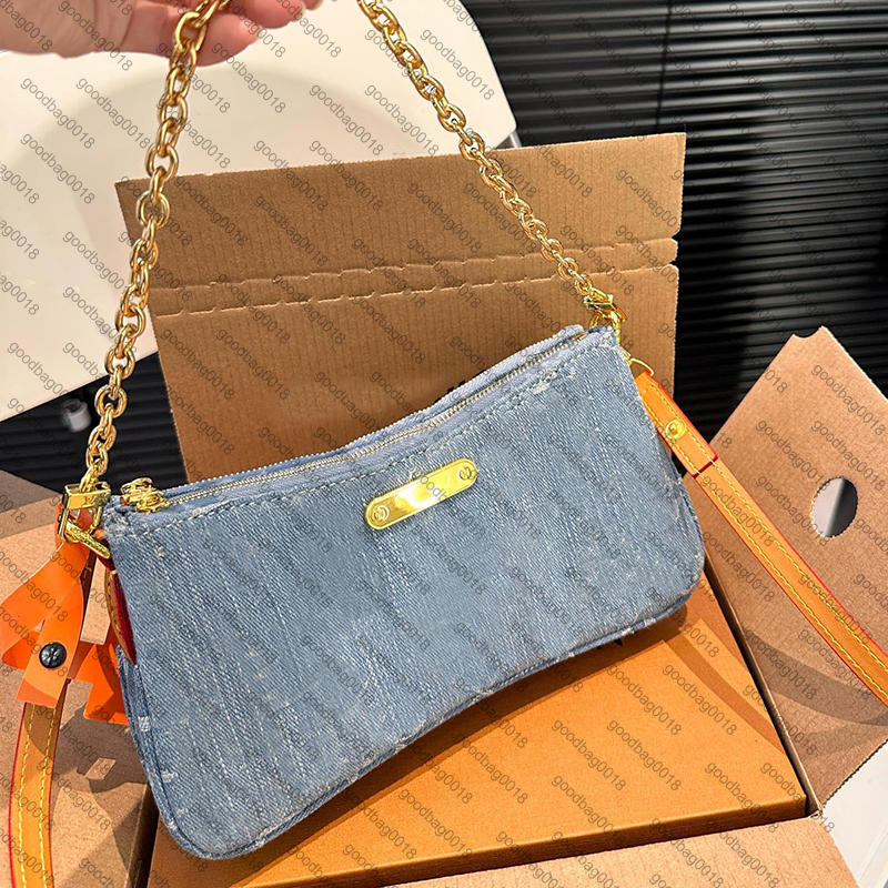 Liv pochette Shoulder bag Leather designer Handbag Women Purse Lady Clutch bag M83532
