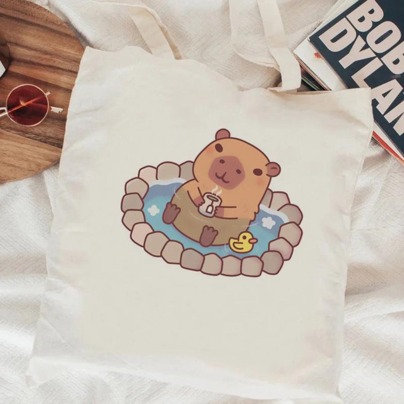 2025 NEW 2025 NEW Shopping Bags Capybara Bag Tote Recycle Shopper Handbag Bolsa Ecobag Boodschappentas Shng Custom zhanyishengli