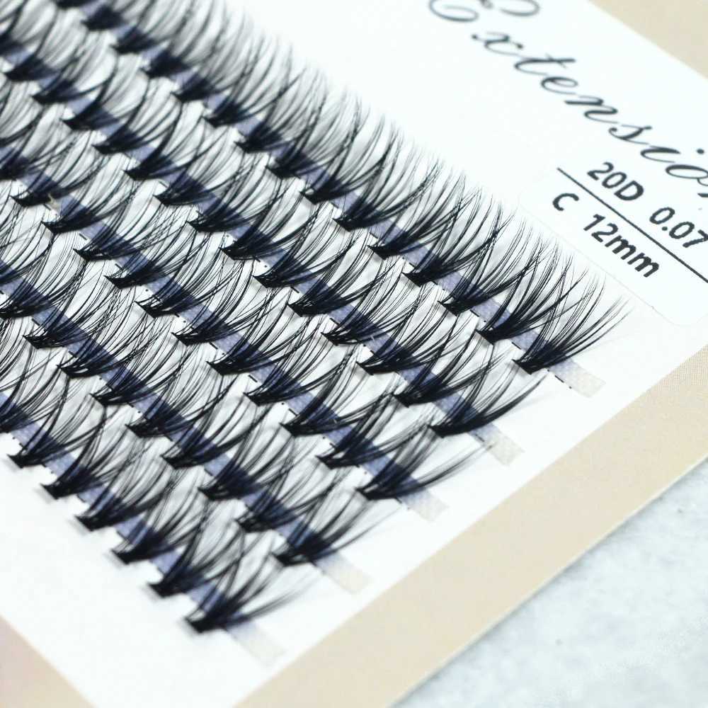 100Pcs 20 30 40D Personal Eyelash C/D/DD Cluster Eyelash Splicing False Eyelash Extension Personal Eyelash Bundle W240803