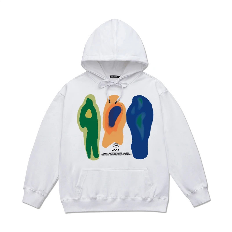 Men Hoodies Sweatshirts Oversized Cotton Pullover Long Sleeve Korean Fashion Harajuku Graphic Streetwear Y2k Aesthetic Clothing i240819